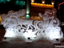 Монументальные ледяные скульптуры фото-2