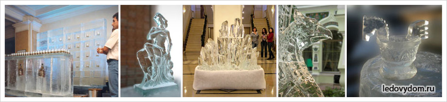 Интерьерные ледяные скульптуры